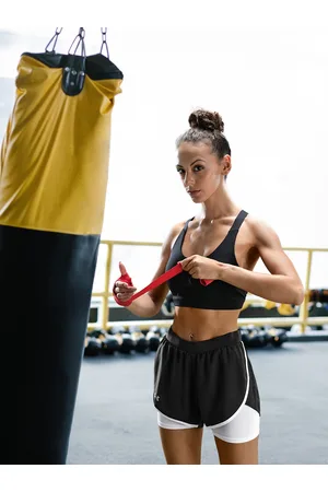 Under Armour Women Fly By Elite 2-in-1 Low-Rise Sports Shorts