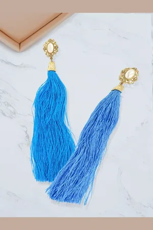 Bellofox Blue Contemporary Drop Earrings