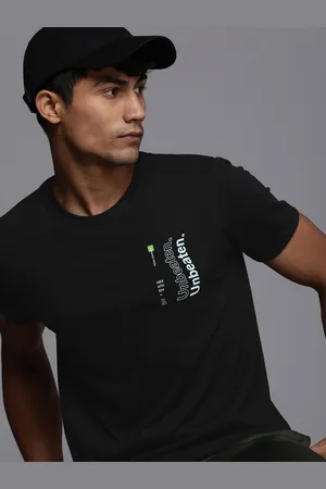 HRX Men Typography Printed Pure Cotton T-shirt