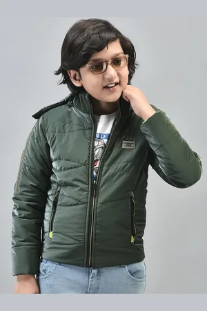 Crimsoune Club Boys Hooded Lightweight Puffer Jacket
