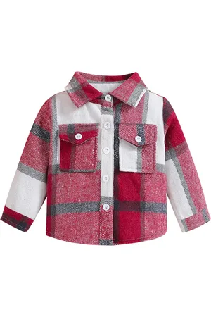 Stylecast Boys Red Checked Tailored Jacket