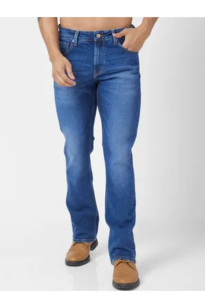 SPYKAR Men Rafter Relaxed Fit Mid-Rise Fit Light Fade Cotton Jeans