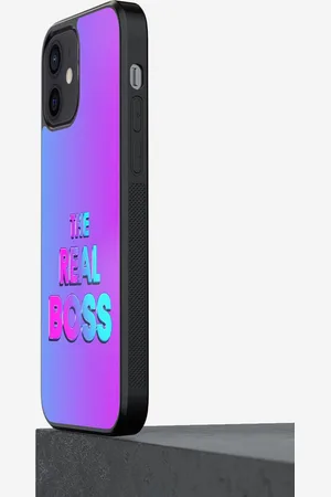 macmerise Unisex Typography Printed Boss iPhone 12 Bumper Case