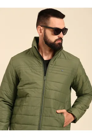 Being Human Mock Collar Padded Jacket