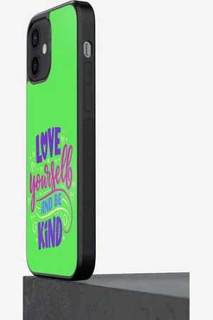 macmerise Unisex Typography Printed iPhone 12 Phone Bumper Case Cover