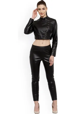 Beaver Mock Collar Lightweight Rapid-Dry Crop Leather Jacket
