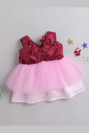 MANY FROCKS & Girls Embellished Sleeveless Fit & Flare Dress