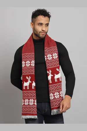 HANDICRAFT PALACE Self Design Reversible Woollen Mufflers