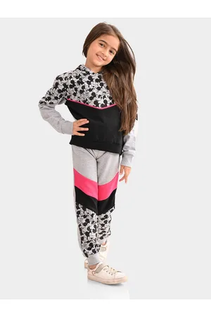 BONKIDS Girls Printed Pure Cotton Top with Pyjamas