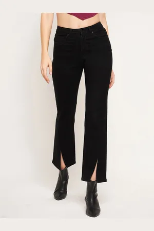MADAME Women Bootcut Clean Look Cotton Jeans