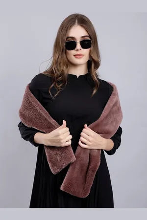 ANVI Be Yourself Solid Fur Muffler