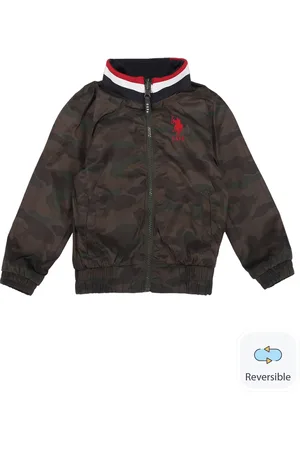 Ralph Lauren Boys Hooded Reversible Bomber Jacket