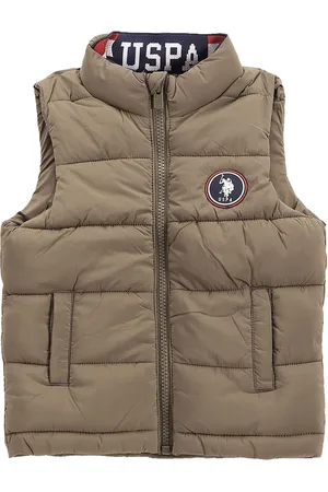 Ralph Lauren Boys Mock Collar Sleeveless Padded Jacket