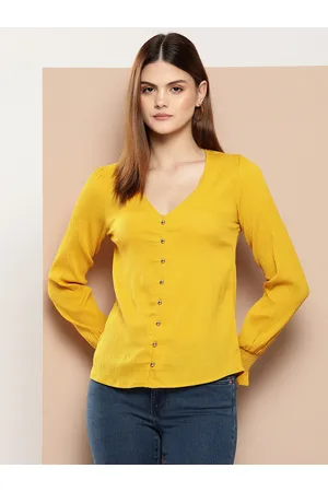 Chemistry Bishop Sleeves Shirt Style Top