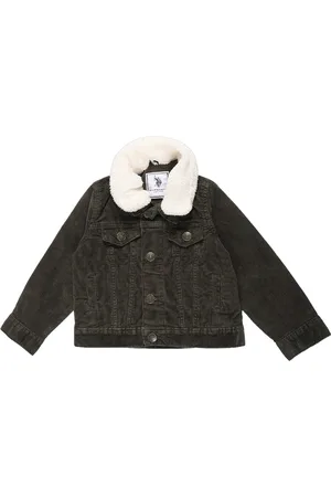 Ralph Lauren Boys Faux Fur Trim Outdoor Fashion Jacket