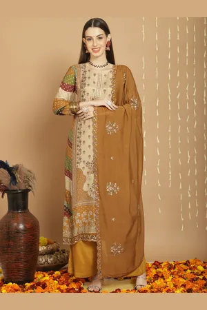 Stylee Lifestyle Printed Pure Silk Unstitched Dress Material