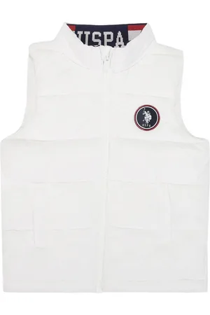Ralph Lauren Boys Mock Collar Sleeveless Quilted Jacket