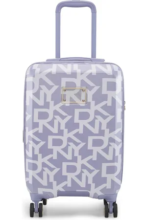 DKNY Deco Signature Printed Hard-Sided Cabin Trolley Bag-50.8 cm