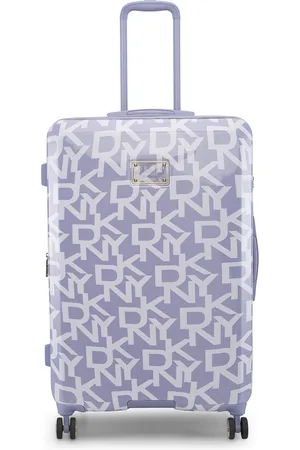 DKNY Deco Signature Printed Hard-Sided Medium Trolley Suitcase- 54 cm
