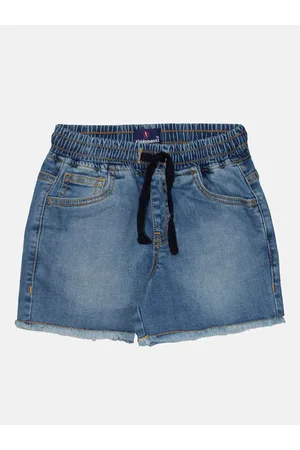 KiddoPanti Girls Denim Hot Shorts