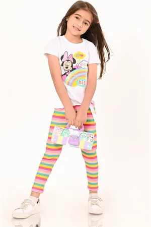BONKIDS Girls Printed Pure Cotton Clothing Set
