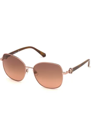 Swarovski Women Rectangle Sunglasses With UV Protected Lens SK0254 58 33F