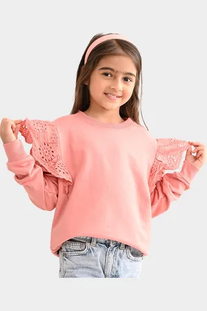 BONKIDS Girls Cotton Sweatshirt