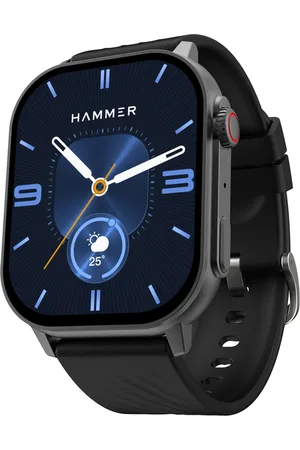 Hämmer Power Black Arctic 2.04 Inch SUPER AMOLED Smart Watch with BT Calling