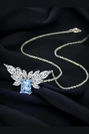 Designs & You Silver-Plated Cubic Zirconia Necklace