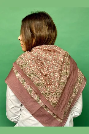 BUTA BUTI Floral Printed Pure Cotton Stole