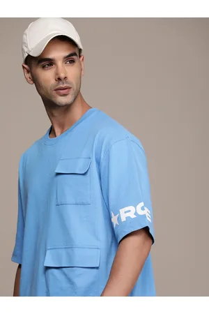 FORCE IX Men Pure Cotton Pockets T-shirt