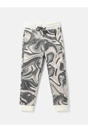 Benetton Boys Abstract Printed Trousers
