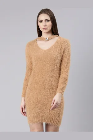SHOWOFF Knits Acrylic Bodycon Dress