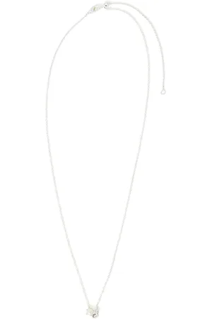 Accessorize London Women Sterling Silver Plated Cluster Pendant Necklace