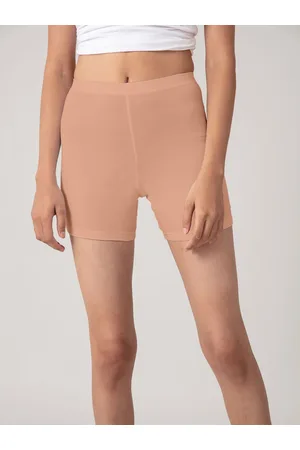 Nykd Women Mid Rise Stretch Cycling Sports Shorts