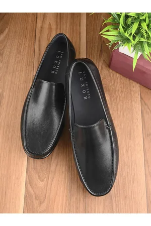 San Frissco Men Textured Genuine Leather Formal Loafers