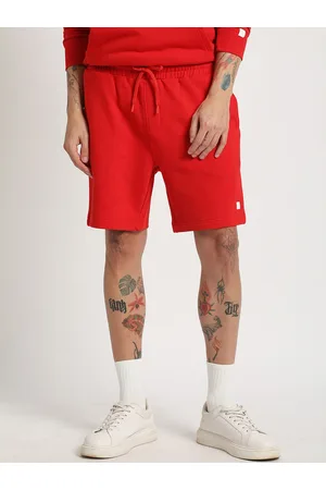 The Bear House Men Regular Fit Mid Rise Cotton Shorts