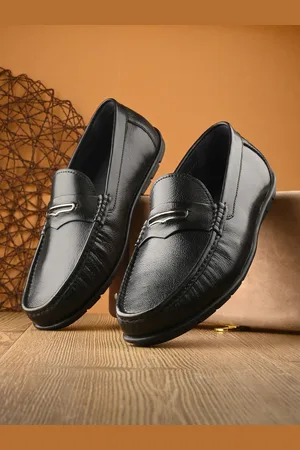 San Frissco Men Leather Formal Horsebit Loafers