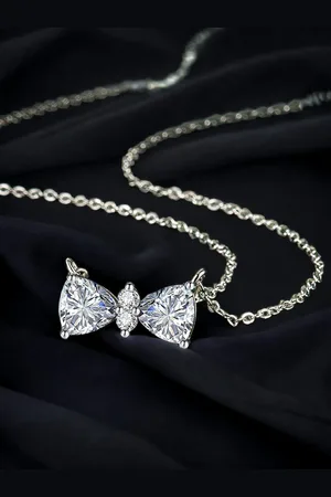 Designs & You Brass Silver-Plated Necklace