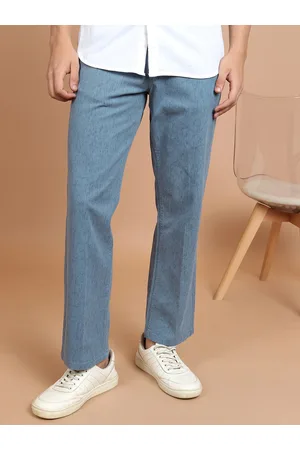 Highlander Men Blue Mid-Rise Chinos Trousers