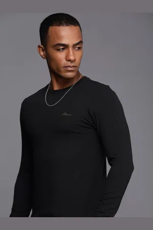 Boohoo Embroidered Round-Neck Casual T-shirt