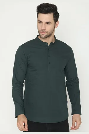 Bonjour Band Collar Short Kurta