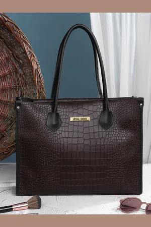 Legal Bribe PU Textured Structured Shoulder Bag