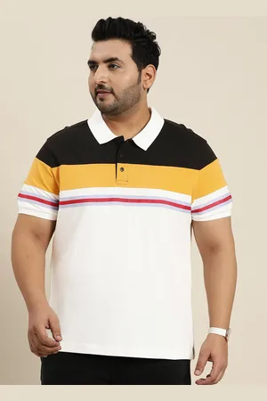 Sztori Men Colourblocked Polo Collar Pure Cotton T-shirt