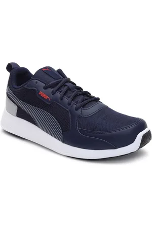 PUMA Men Blue Fire Run Sneakers