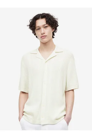 Regular Fit Textured-knit Shirt