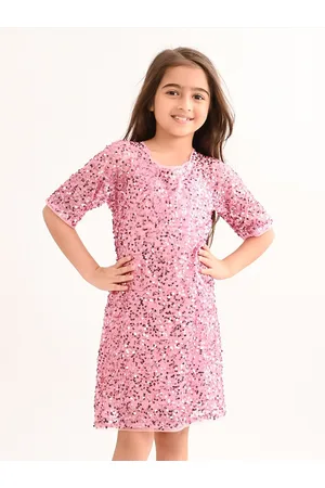BONKIDS Girls Embellished Sheath Dress