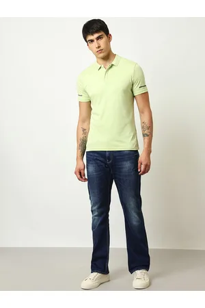 Lee Men Bootcut Clean Look Light Fade Stretchable Jeans
