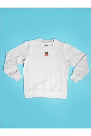 HOOP Boys Round Neck Cotton Pullover Sweatshirt