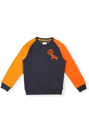 Pepe Jeans Boys Colourblocked Raglan Sleeve Pullover
